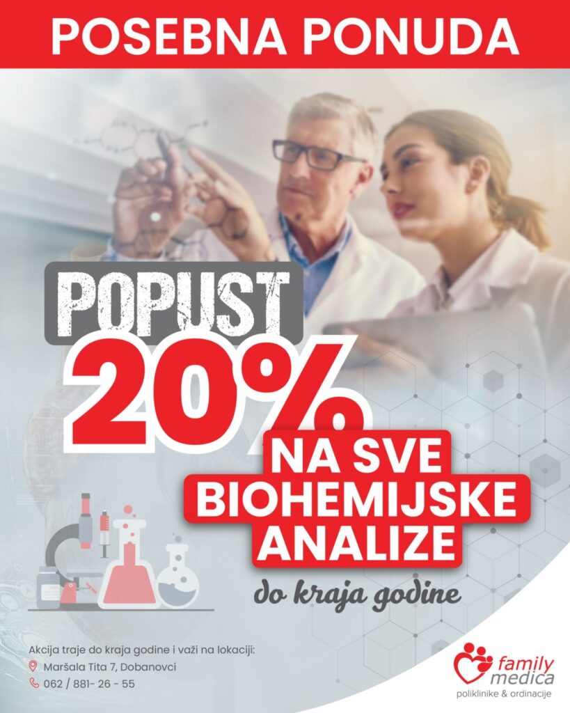 popust biohemijske analize